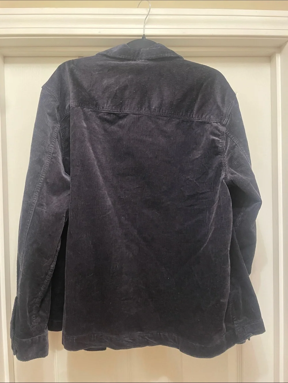 H&M Men's Black Corduroy Shirt Jacket new with tags nwt size L
